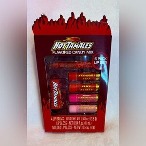 Hot Tamales Flavored Lip Balm Set